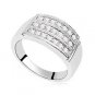 Austrian crystal diamond 18K Platinum Plated engagement ring / promise ring JBM022