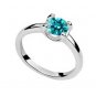 Austrian crystal diamond 18K Platinum Plated engagement ring / promise ring JBM023