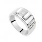 Austrian crystal diamond 18K Platinum Plated engagement ring / promise ring JBM025
