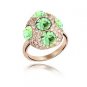 Austrian crystal diamond Rose gold engagement ring / promise ring JBM026