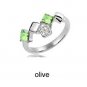 Austrian crystal diamond 18K Platinum Plated engagement ring / promise ring JBM027