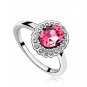 Austrian crystal diamond 18K Platinum Plated engagement ring / promise ring JBM029