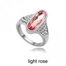 Austrian crystal diamond 18K Platinum Plated engagement ring / promise ring JBM031