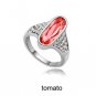 Austrian crystal diamond 18K Platinum Plated engagement ring / promise ring JBM031