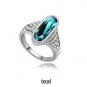 Austrian crystal diamond 18K Platinum Plated engagement ring / promise ring JBM031