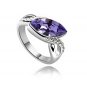 Austrian crystal diamond 18K Platinum Plated engagement ring / promise ring JBM032