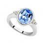 Austrian crystal diamond 18K Platinum Plated engagement ring / promise ring JBM033
