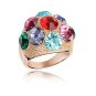 Austrian crystal diamond Rose gold engagement ring / promise ring JBM035