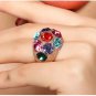 Austrian crystal diamond Rose gold engagement ring / promise ring JBM035