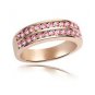 Austrian crystal diamond Rose gold engagement ring / promise ring JBM036