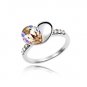 Austrian crystal diamond 18K Platinum Plated engagement ring / promise ring JBM039