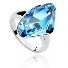 Austrian crystal diamond 18K Platinum Plated engagement ring / promise ring JBM044