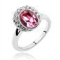 Austrian crystal diamond 18K Platinum Plated engagement ring / promise ring JBM045