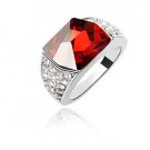 Austrian crystal diamond 18K Platinum Plated engagement ring / promise ring JBM046