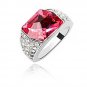 Austrian crystal diamond 18K Platinum Plated engagement ring / promise ring JBM046