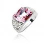 Austrian crystal diamond 18K Platinum Plated engagement ring / promise ring JBM046