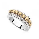 Austrian crystal diamond 18K Platinum Plated engagement ring / promise ring JBM047