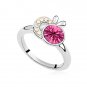 Austrian crystal diamond 18K Platinum Plated engagement ring / promise ring JBM048