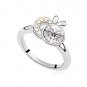 Austrian crystal diamond 18K Platinum Plated engagement ring / promise ring JBM048