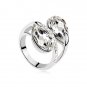 Austrian crystal diamond 18K Platinum Plated engagement ring / promise ring JBM050