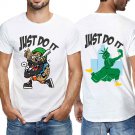 100% Cotton Custom Men's Short Sleeve Front & Back Prints Tops Tee Shirt s-6XL