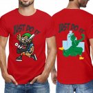 100% Cotton Custom Men's Short Sleeve Front & Back Prints Tops Tees Shirt s-6XL