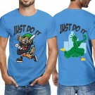 100% Cotton Customize Men's Short Sleeve Front & Back Prints Tops Tees Shirt s-6XL