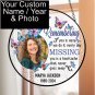 Personalized Photo Stained Glass Window Hanging Suncatcher - Remembering You