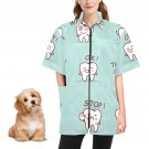 Men Women All Prints Customized Pet Grooming Lightweight Hair Repellent Jacket w/ Zipper