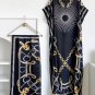 Women Print Dubai Turkey Kaftan Muslim Loose Abaya African Paisley Shawl Scarf Dress