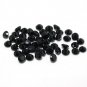 Certified Natural Black Spinel AAA Quality 1.4 mm Faceted Round 50 pcs lot loose gemstone