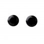 Certified Natural Black Spinel AAA Quality 8 mm Faceted Round 2 pcs Pair loose gemstone