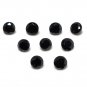Certified Natural Black Spinel AAA Quality 12 mm Faceted Round 5 pcs lot loose gemstone