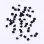 Certified Natural Black Spinel AAA Quality 1.5 mm Faceted square 25 pcs lot loose gemstone