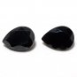 Certified Natural Black Spinel AAA Quality 8x6 mm Faceted Pear 5 pcs lot loose gemstone