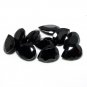 Certified Natural Black Spinel AAA Quality 14x10 mm Faceted Pear 10 pcs lot loose gemstone