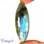 Certified 65.00Cts. NATURAL GOLDEN FLASH LABRADORITE CABOCHON GEMSTONE C6-2628