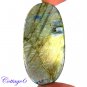 Certified 158.05Cts. NATURAL GOLDEN FLASH LABRADORITE CABOCHON GEMSTONE C6-2589