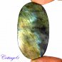 Certified 149.65Cts. NATURAL GOLDEN FLASH LABRADORITE CABOCHON GEMSTONE C6-2605