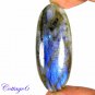 Certified 63.35Cts. NATURAL GOLDEN FLASH LABRADORITE CABOCHON GEMSTONE C6-2595