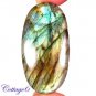 CERTIFIED  91.65Cts. NATURAL GOLDEN FLASH LABRADORITE CABOCHON GEMSTONE C6-2572
