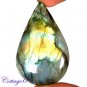 CERTIFIED 101.05Cts. NATURAL GOLDEN FLASH LABRADORITE CABOCHON GEMSTONE C6-2579