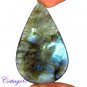 CERTIFIED 88.55Cts. NATURAL GOLDEN FLASH LABRADORITE CABOCHON GEMSTONE C6-2646