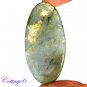 CERTIFIED 116.60Cts. NATURAL GOLDEN FLASH LABRADORITE CABOCHON GEMSTONE C6-2641