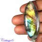 CERTIFIED 66.30Cts. NATURAL GOLDEN FLASH LABRADORITE CABOCHON GEMSTONE C6-2625