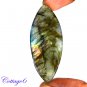 CERTIFIED 66.30Cts. NATURAL GOLDEN FLASH LABRADORITE CABOCHON GEMSTONE C6-2625