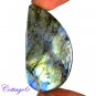 CERTIFIED 78.40Cts. NATURAL GOLDEN FLASH LABRADORITE CABOCHON GEMSTONE C6-2651