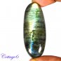 CERTIFIED 90.10Cts. NATURAL GOLDEN FLASH LABRADORITE CABOCHON GEMSTONE C6-2634