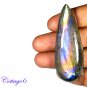 CERTIFIED 87.80Cts. NATURAL GOLDEN FLASH LABRADORITE CABOCHON GEMSTONE C6-2621