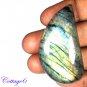 CERTIFIED 92.50Cts. NATURAL GOLDEN FLASH LABRADORITE CABOCHON GEMSTONE C6-2633